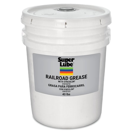 Super Lube 41040 Pail Railroad Grease with Syncolon, 40 lb