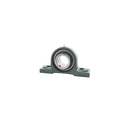 NTN UCPX10-200D1 Pillow Block Bearing, Cast Iron Housing Material, Set Screw, Ball, 2 in Dia, Alloy Steel Insert Material