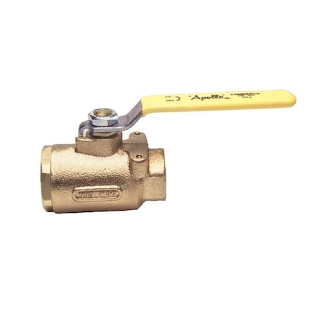 Apollo Valves 7710801 Manual 2-Way Ball Valve, NPT, Bronze