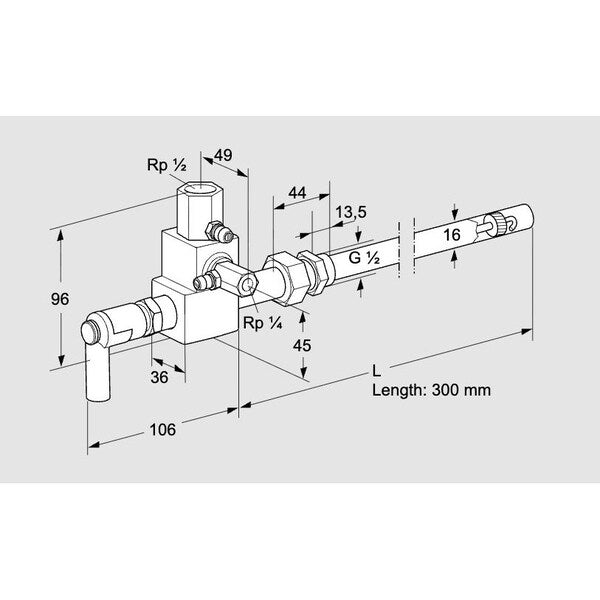 84230035 Honeywell Kromschroder Pilot burner assembly