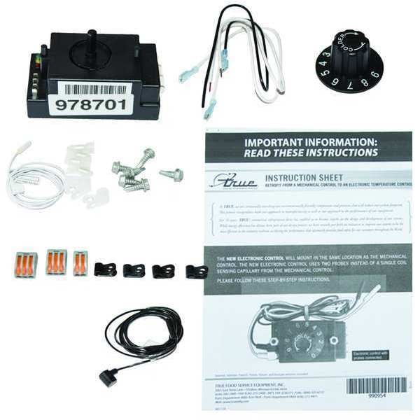 844950 True Temperature Controller Retrofit Kit for Freezer and Refrigerator Mechanical Control