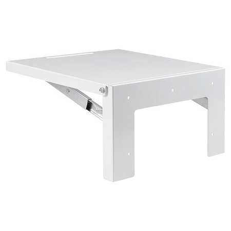 Nvent Hoffman AASHLF1218 Folding Shelf, Large, White, 12 in.Hx18 in.L