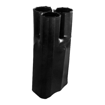 Electriduct HSB-3-3.0-10PK Heat Shrink Breakout Boots, 3:1 I.D. Shrink Ratio, 3.14 in I.D. Before Shrinking, 7.7 in