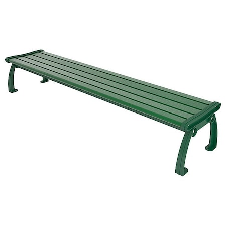 Ultrasite PB 8GREGFHERBAC Outdoor Bench, 96 in L, Green