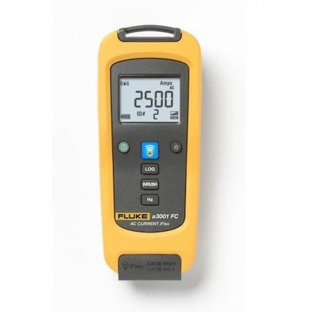 Fluke FLK-A3001FC Digital Clamp Meter, LCD, 2,500 A, 10.0 in (254 mm) Jaw Capacity