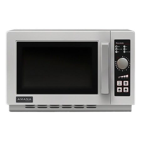 Amana RCS10DSE MicrowaveOven, Silver, 1.2cuft, 22 in W