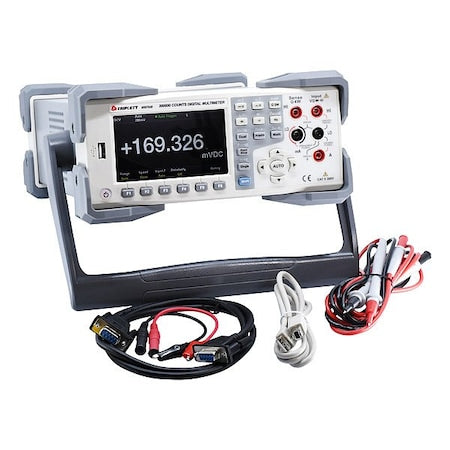 Triplett MM750B-NIST Bench Digital Multimeter, 750V AC, 10A, 1MHz