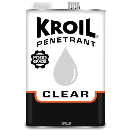 Kroil CKL011 Penetrant, 1 gal, Aerosol Spray Can, Petroleum Distillates Base, 120 Degrees F Max Op Temp, H1- Food Grade