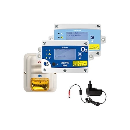 LOGICO2 2056 Fixed Gas Detector, Oxygen, Optical, 24V DC