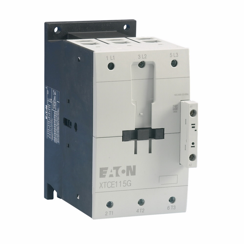XTCE115GS1T Eaton 115 A IEC contactor, 3 pole three phase frame G
