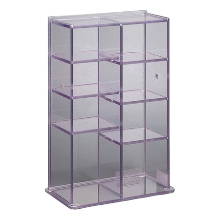 Poltex 4VTORGDBL-PIPTRBRK-BRK Lab Bulk Bin, Clear, 10 1/4 in L