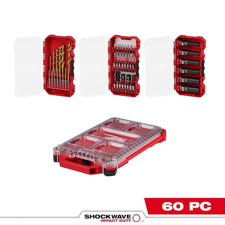 Milwaukee Tool 48-32-5162 Drill and Driver Bit Set, Alloy Steel