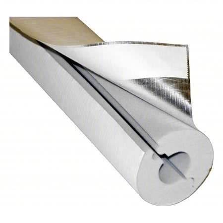 Techlite Insulation 0179-0300IP150-PF-0910-01 Pipe Insulation Sheet, 4 ft, Melamine, Tube