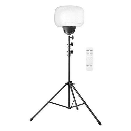 E-Z UP SZBLK60W1B LED Balloon Light, 88.5 in H