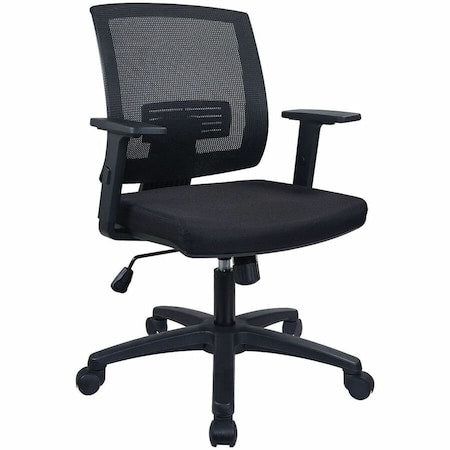 Lorell LLR41842 Executive Office Chair, Black, Mesh