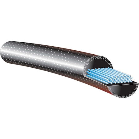 Gates 9 X 190 RE BELT Round Belt, Black, L 190 in