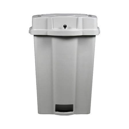 HSM SHRED VANTAGE Lockable Shredder Bin, Plastic, Gray