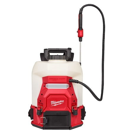 Milwaukee Tool 3019-21PS Backpack Sprayer, Plastic, 4 ft L Hose, 24 in L Wand, Fan Nozzle Spray Pattern