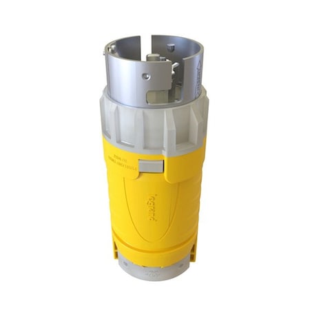 Legrand CR6365C Locking Plug, 50 A, Yellow, Nylon