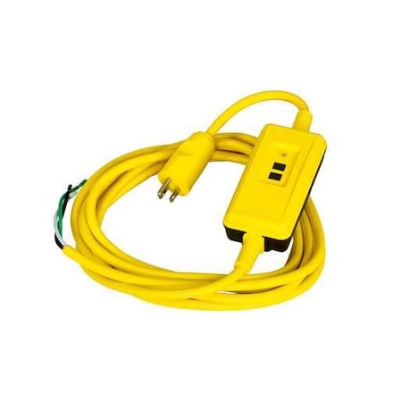 Hubbell Wiring Device-Kellems GFPSTOEMM Extra Heavy Duty Portable GFCI Power Supply with Manual Set, 15A, 120V AC, 15'