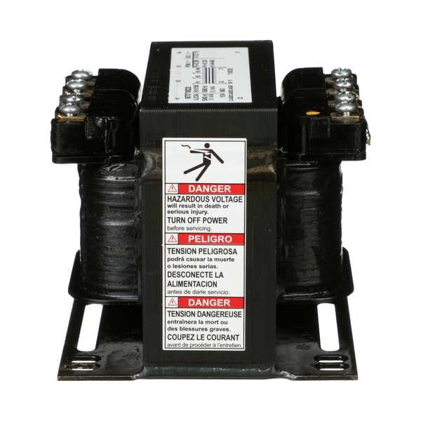 9070T100D20 Square D Control Transformer 100 VA (120V) for 208/240/480V AC input