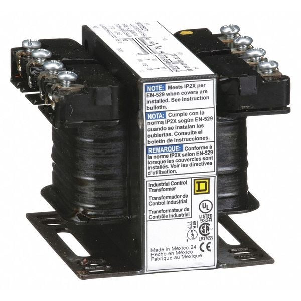 9070T50D1 Square D Control Transformer, 50 VA, 120V AC secondary