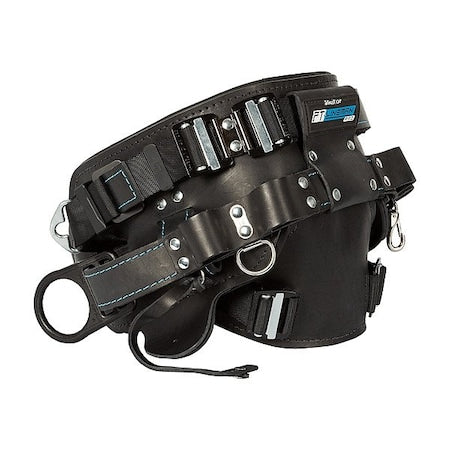 Falltech 8050QCL Body Belt, 6 D-Rings, Hips Location, Steel, Includes Padding: Yes, L
