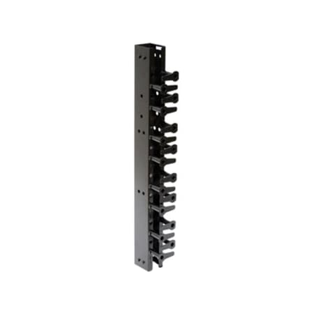 Hubbell Premise Wiring VS73 Hubbell Vertical Organizer - Cable Organizer - Black - 1 Pack