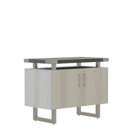 Mirella MRSCT36SGY Storage Cabinet, 20 in D X 29 1/2 in H, 36 in W X
