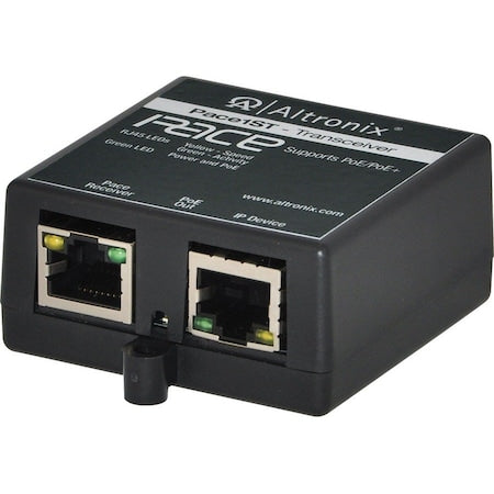 Altronix PACE1ST PoE Transceiver, 2-17/64