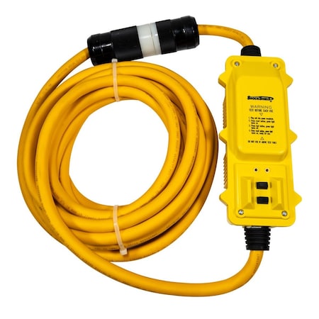 Southwire 44800020-1 GFCI, Yellow, 25 ft, 1 Outlet, 10 AWG