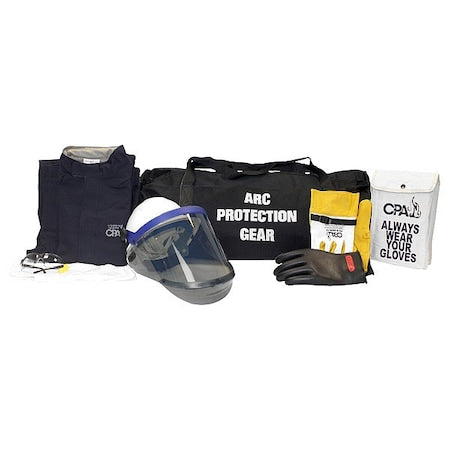 Chicago Protective Apparel AG12-JP-5XL-9 Arc Flash Jacket and Pant Kit, Navy, 5XL