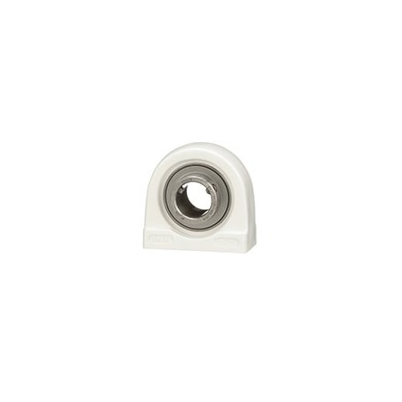 NTN SUCTBL206-20C0FG1 Pillow Block Bearing, Thermoplastic Housing Material, Set Screw, Ball, 1-1/4 in Dia, Stainless Steel