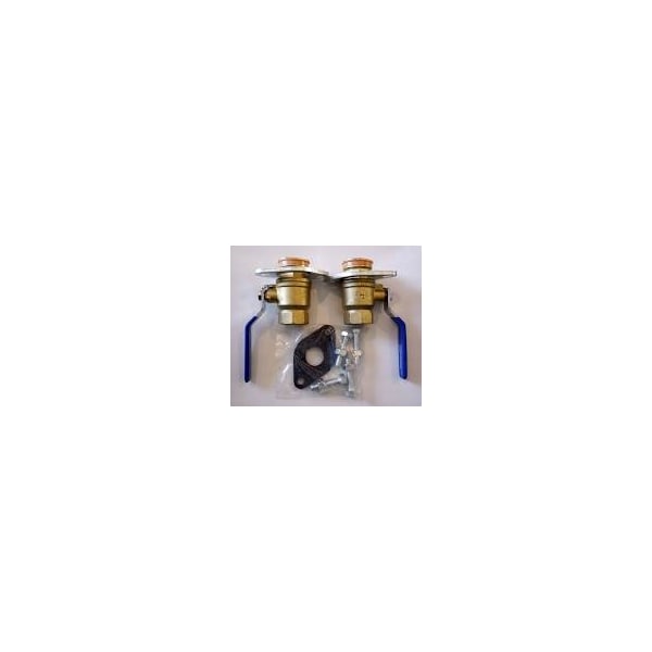 96806131 Grundfos 1-inch Bronze Flange Isolation Valve Set (Threaded)
