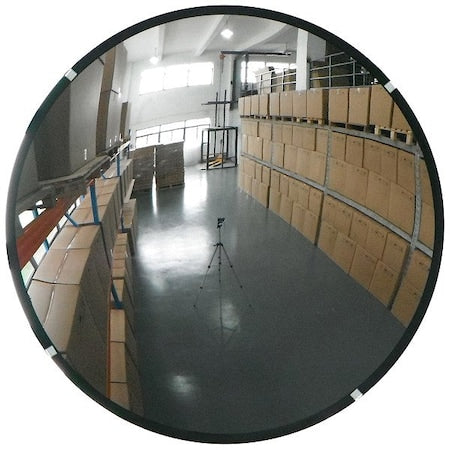 Fred Silver PLXR-P-30 Convex Security Mirror, Acrylic, 30 in, Plastic, Round, 180 Degrees Viewing Angle