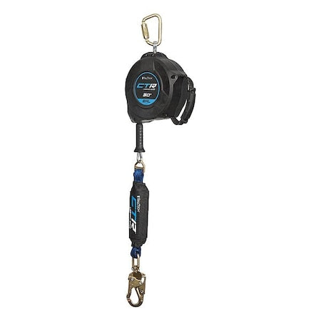 Falltech 723730LE CTR(TM) Self-Retracting Lifeline, Swivel Snap Hook, Steel, 1 Leg(s), 310 lb Weight Capacity
