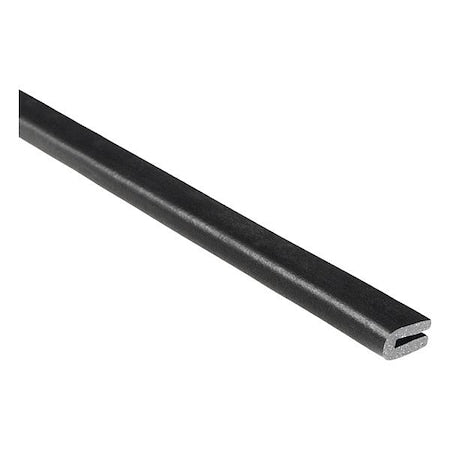 Trim LOK INC X2008-250 Rubber Edge Trim, Black, 250 ft L