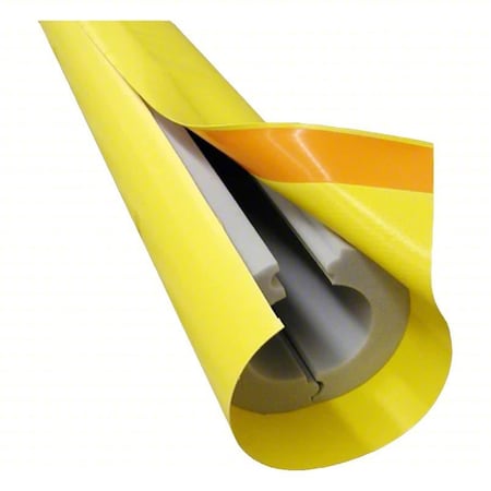 Techlite Insulation 0379-0300IP150-PF-0930-02 Pipe Insulation Sheet, 4 ft, Melamine, Tube