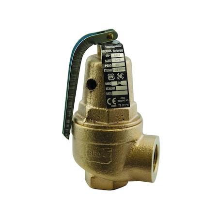 Apollo Valves 1060734 Safety Relief Valve, 1-1/2 In, 150 psi