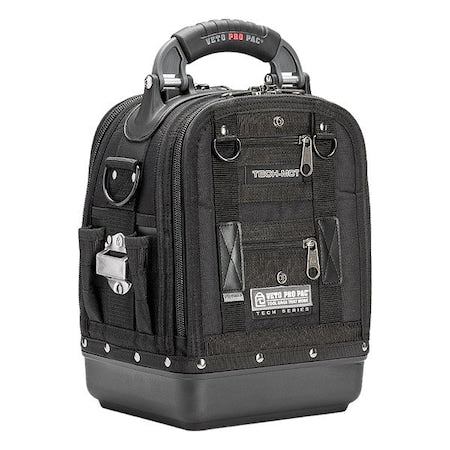 Veto PRO PAC Tech MCT Blackout Tool Bag, Black, Polypropylene, Ballistic Polyester, 88 Pockets