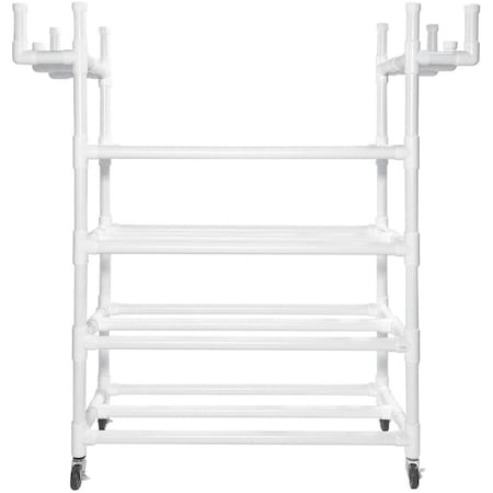 Champion Sports PECART Sports Equpmnt Crt, 61 in Lx19 in Wx62 in H, Wht