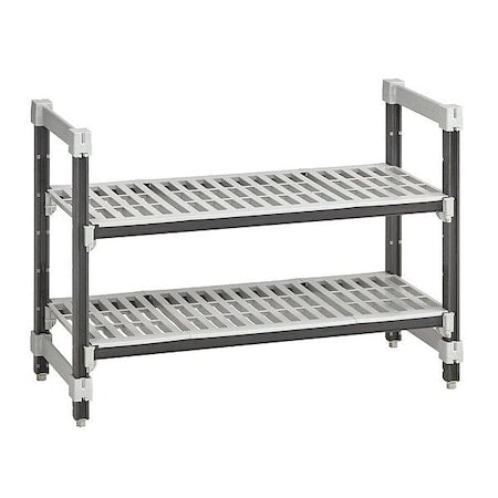 Cambro EXU183630V2480 Shelving Unit, 36 in L, Speckled Gray