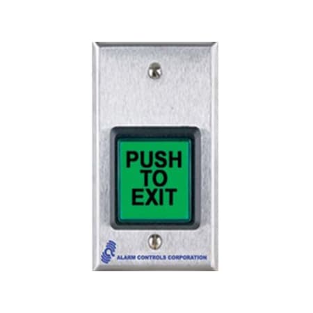 Alarm Controls TS-2T Push Button, 5 in. H, w/SPDT Switch