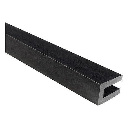 Trim LOK INC X2005-100 Rubber Edge Trim, Black, 100 ft L
