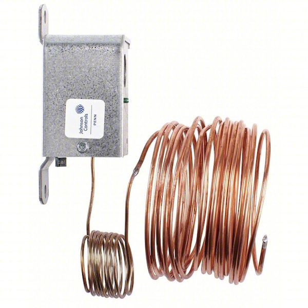 A11A-1C Johnson Controls line voltage mechanical thermostat with manual reset control