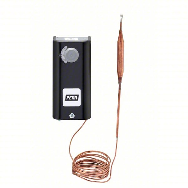 A19ADB-1C Johnson Controls Line Voltage Mechanical Thermostat, Heat Only