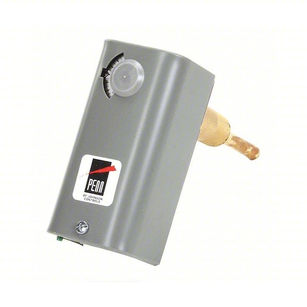 A19ADB-2C Johnson Controls Line voltage mechanical thermostat with knob, heating/cooling