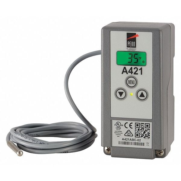 A421ABC-04C Johnson Controls Temperature Control, SPDT, -40 to 212 Degrees F