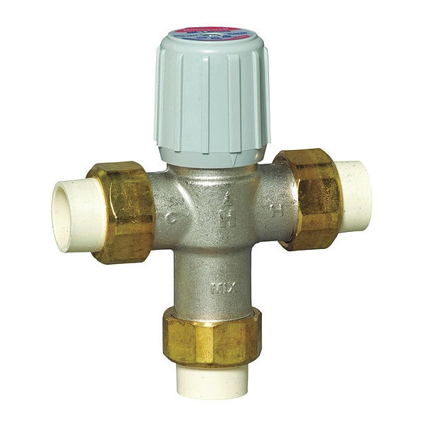 AM101C-UCPVC-1LF Resideo 3/4 in union PVC mixing valve