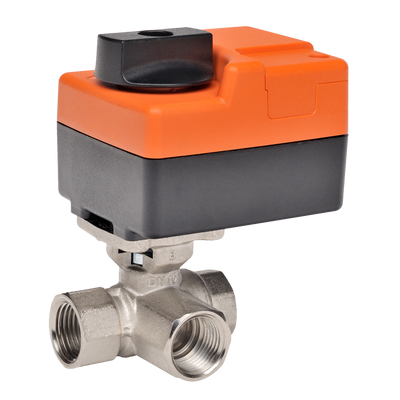 B309B+TR24-3 Belimo 1/2 in. 3-Way Valve, 24V, 0.8 Cv